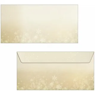 Sigel Weihnachtsbriefumschläge Christmas Night DIN lang ohne Fenster