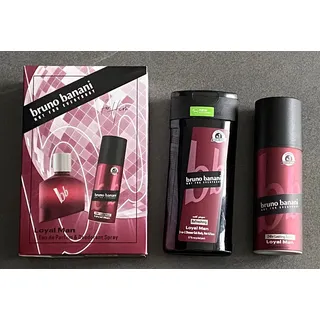 bruno banani Loyal Man Eau de Parfum 30 ml +  Deodorant-Spray 50 ml Geschenkset