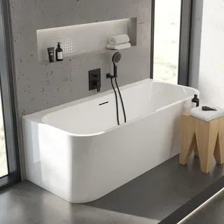 Villeroy & Boch Taro Vorwand-Badewanne 170 x 75 cm, Badewannen, weiß alpin