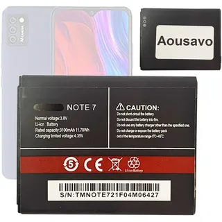 Aousavo Cubot Note 7 ersatz akku Kompatibel mit Cubot Note 7 akku