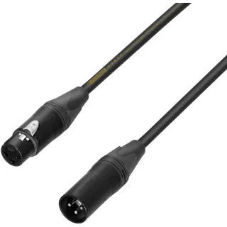 Adam Hall Cables 5 Star Serie AES/EBU 110 Ohms Digital Audio XLR male auf XLR female (K5DMF0300) 3,0m