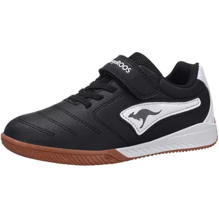 KangaROOS Unisex Kinder K5-drib Ev Sneaker, Jet Black White, 35 EU