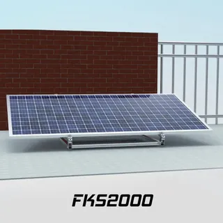 Solarscouts-Universelle Halterung für 1 Solarmodul - FKS2000