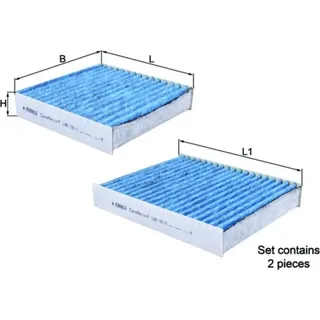 Knecht MAHLE Filter, Innenraumluft CareMetix® LAO 191/S