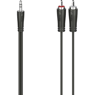 Hama Audio-Kabel, 3,5-mm-Klinken-Stecker - 2 Cinch-Stecker, Stereo, 1,5 m