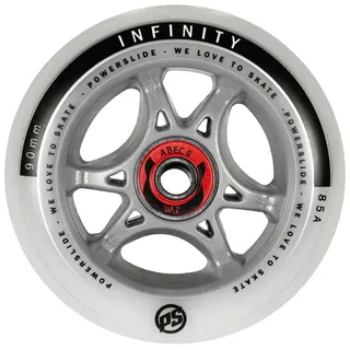 Powerslide Infinity 90 RTR 4er Rollenset 2025 inkl. ABEC 9 - Spacer