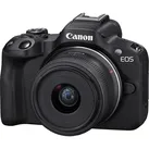 Canon EOS R50 Kit (18 - 45 mm, 24.20 Mpx, APS-C / DX), Kamera, Schwarz