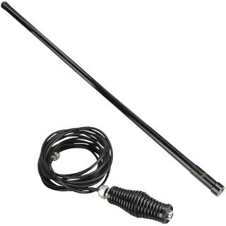 Retevis Mobilfunkantenne, Dualband UHF/VHF Glasfaserantenne 43,3 Zoll mit robuster Federhalterung, Sl16/Pl259 High Gain Antenne für Retevis RT95 RT98 RT99 RT73 Midland Mobiltransceiver