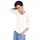 Damen A317588 Basic T-Shirt mit 3/4 Arm Off White 46
