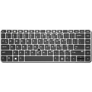 HP Backlit privacy keyboard (Germany), Tastatur, Deutsch, Tastatur mit Hintergrundbeleuchtung, HP, EliteBook 840 G3 - Schwarz