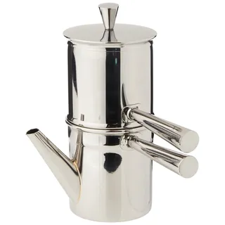 ILSA Napoletanische Kaffeemaschine 1-2 Tassen Silber