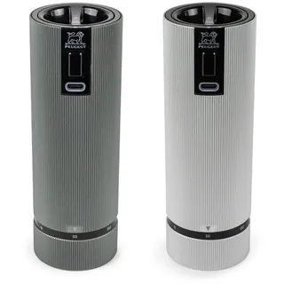 Peugeot Elektrische Pfeffer- und Salzmühle, LINE ELECTRIC 15 cm U'Select Z Alumin...