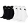 Short Crew Tennissocken 6er Weiß/Schwarz 39-42