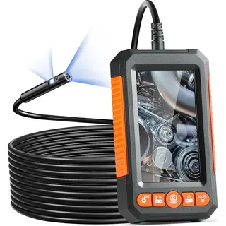 Vevor Endoskopkamera Inspektionskamera 1080P Rohrkamera 5m Kabel 10,9 cm Display
