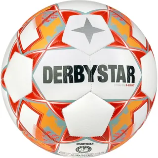 derbystar Stratos S-Light 290g Leicht-Fußball weiß/blau/orange 3