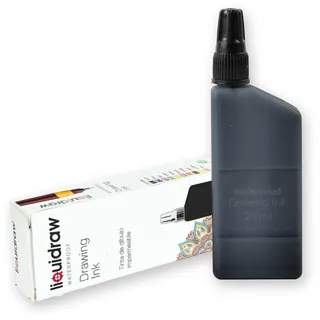 Technische Pen Wasserdicht Zeichnen Tinte schwarz 25 ml (kompatibel mit Rotring isograph-Stifte)