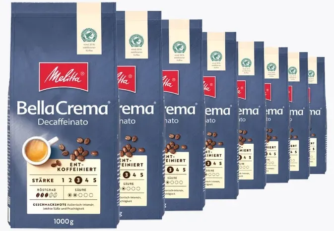 Melitta® BellaCrema Decaf 8 x 1kg