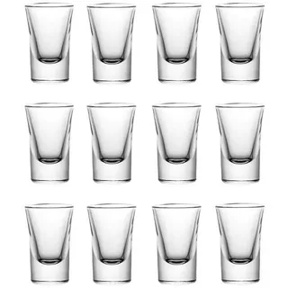 mixed24 Schnapsglas Schnapsgläser Sets 2cl 20ml 35ml Shotgläser Pinnchen Glas Stamper