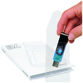 Djois, 10250 - Klebetasche für USB-Sticks, Transparent, 10 Stück, Organisation, Medientaschen, Praktisch, Sicher, Schutz, Aufbewahrung, DigiWallet, Zubehör, Hergestellt in Dänemark