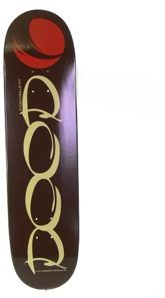 Skateboard Deck von Cooc Canadian Maple braun/creme 8.0
