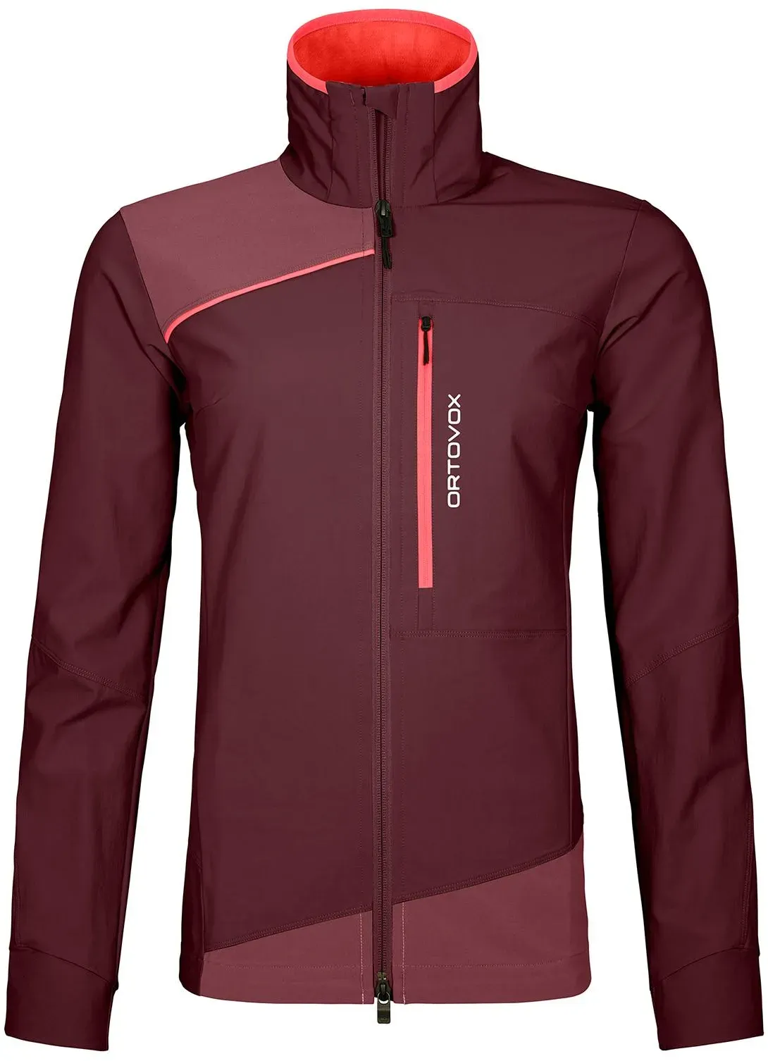Ortovox Pala Light Jacket Softshelljacke Damen winetasting- Gr. S