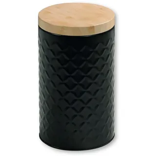KESPER Vorratsdose Ø 11 cm Metall Schwarz 38246 - Schwarz