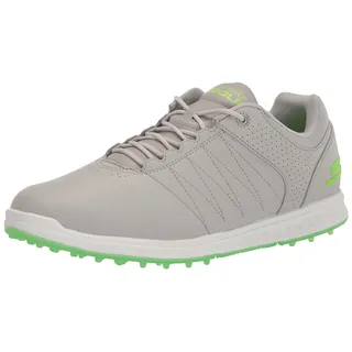 Skechers Pivot Herren-Golfschuh ohne Spikes, Grau/Limette, 44 EU