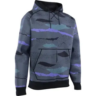 ION NEO HOODY Neoprenjacke 2024 black/dark collage - L