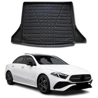 Omac Kofferraumwanne Laderaumwanne kompatibel mit Mercedes A Klasse V177 2018-2026 Limo Gummi