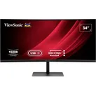 Viewsonic VG3419C-2 LED-Monitor EEK F (A - G) 86.4cm (34 Zoll) 3440 x 1440 Pixel 21:9 3.5 ms DisplayPort, USB-B, USB-C®, USB-A