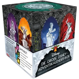 Carlsen Verlag Die große Disney-Adventskalender-Box 2025 - Zauberhafte Weihnachts-Box mit 24 Büchern und 1.152 Seiten
