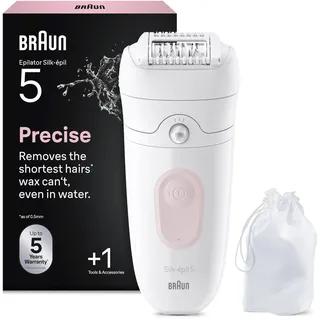 Braun Silk-épil 5 SE5-011 Epilierer weiß/rosa
