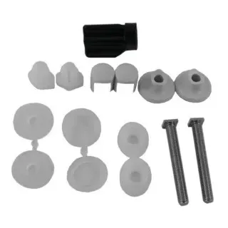 Duravit Scharnier-Set für WC-Sitz D-Code, Kunststoff