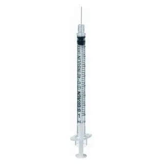 b. braun deutschland gmbh & co. kg B.Braun Spritzen Omnican® 40, U-40, steril, 1ml, 3-teilig, mit 0,3x12mm Kanüle, Einweg, 100 Stück)
