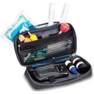 Elite Bags DIABETIC'S BITONE Diabetikertasche 19 x 11 x 6 cm - Schwarz
