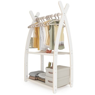 MAMOI® Kleiderstange Baby Kinderzimmer | Kinderkleiderstange 106x95x32cm / 53x95x32cm | Kinder Kleiderständer Baby | Garderobenständer | Baby Garderobe | Kindergarderobe | 100% ECO | Made in EU