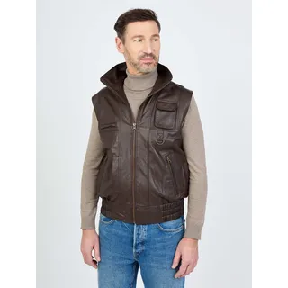 JCC Lederweste BigVest2 in dunkelbraun | Gr.: 46,