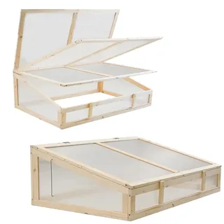 Baumarktplus Frühbeetaufsatz Holz 120 x 80 x 40 cm