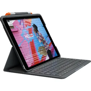 Logitech Slim Folio für iPad 2019-2021 grafit QWERTZ