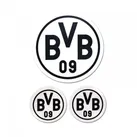 BVB Aufkleber 3er Set schwarz