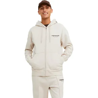 JACK & JONES Vesterbro Reißverschlusspullover Moonbeam S