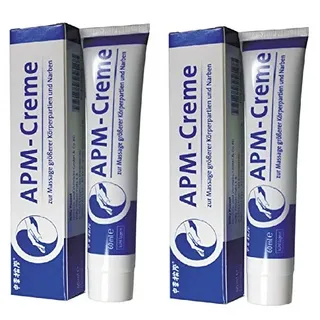 APM Creme 60ml - Doppelpack zur Pflege/Massage von Narben (2x)