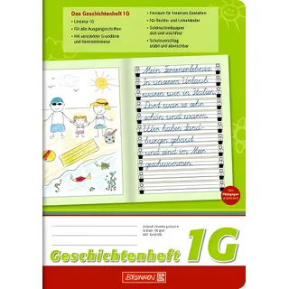 Brunnen Geschichtenheft A5 Lineatur 1G 16 Blatt