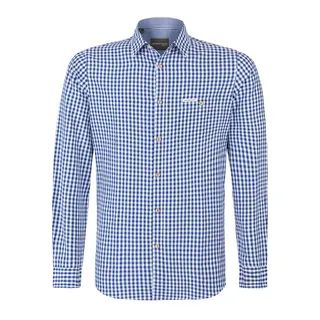 Stockerpoint Trachtenhemd ''Campos 3'' in Blau | Gr.: L