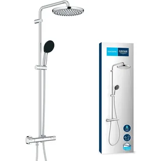 Grohe Vitalio Start 250 Chrom Rund mit Thermostat