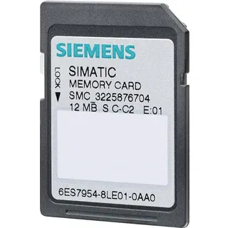 Siemens Memorycard SIMATIC S7 für S7-1x00 CPU/SINAMICS (0.01 GB, Nano Memory Card), Speicherkarte