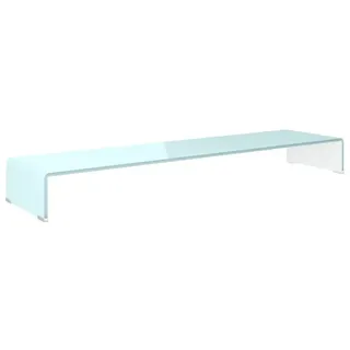 furnicato TV-Aufsatz TV-Aufsatz/Monitorerhöhung Glas Grün 120x30x13 cm, (1-St) grün 120 cm x 13 cm x 30 cm