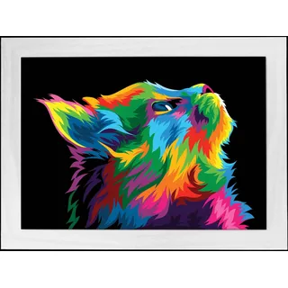 Gepolstertes Knietablett mit Regenbogen-Katzen-Design, Laptop-Tablett für Bett, Knietablett für Fernseher, Abendessen, Knietabletts zum Essen mit Kissen, handgefertigter Holzrahmen, niedliches