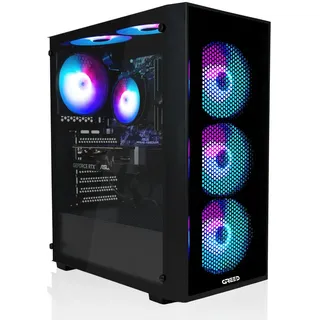 Greed MK2 Gaming-PC AMD Ryzen 7 5700X 4,7 GHz 32 GB RAM 1 TB SSD Nvidia Geforce RTX 3060 Win 11 Pro