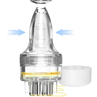 Minoxidil Applikator, schnell und effizient, kein unordentliches Haarserum, kleiner Minoxidil-Applikator, Haarapplikatorflasche, Minoxidil-Pinsel, Kopfhautapplikator, Kamm, gewidmet für Minoxidil